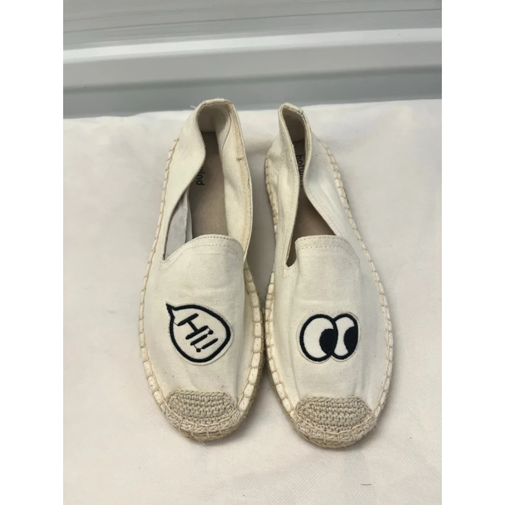 Hotwind Slip on Canvas Espadrille shoes Women size 38/7.5